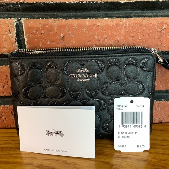 Coach Corner Zip Wristlet - Picture 5 of 7